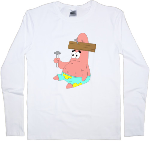 Kids' Longsleeve Shirt - Патрик Стар Губка Боб - Mfest