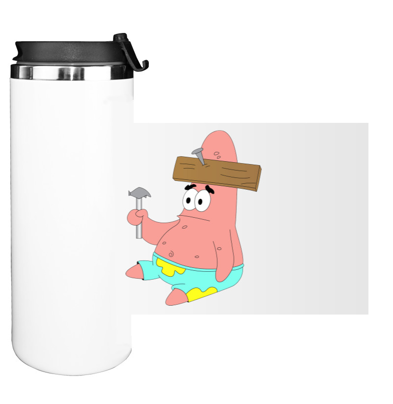 Water Bottle on Tumbler - Патрик Стар Губка Боб - Mfest