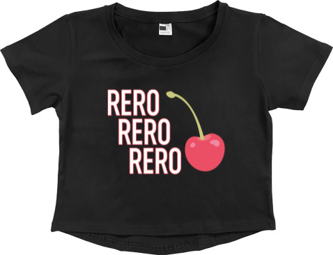 Women's Cropped Premium T-Shirt - RERO - Mfest