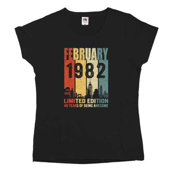 Women's T-shirt Fruit of the loom - February - Mfest