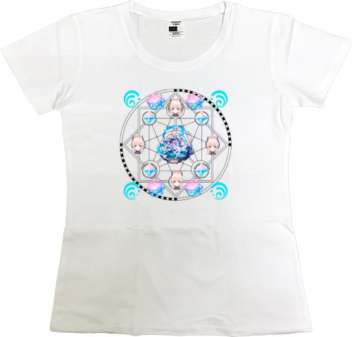 Women's Premium T-Shirt - Sangonomiya Kokomi - Mfest