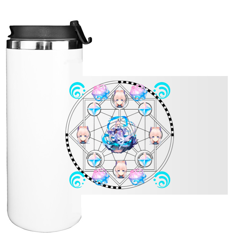 Water Bottle on Tumbler - Sangonomiya Kokomi - Mfest