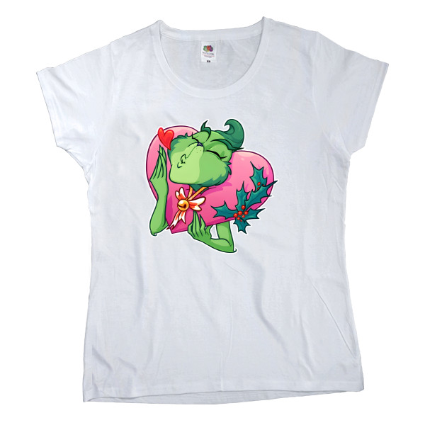 Women's T-shirt Fruit of the loom - Love Гринч - Mfest