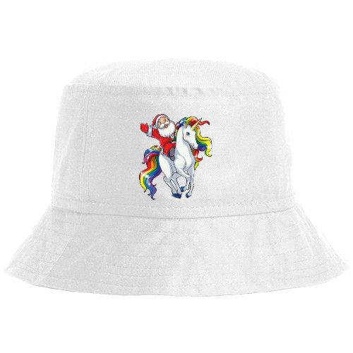 Bucket Hat - Unicorn Santa - Mfest