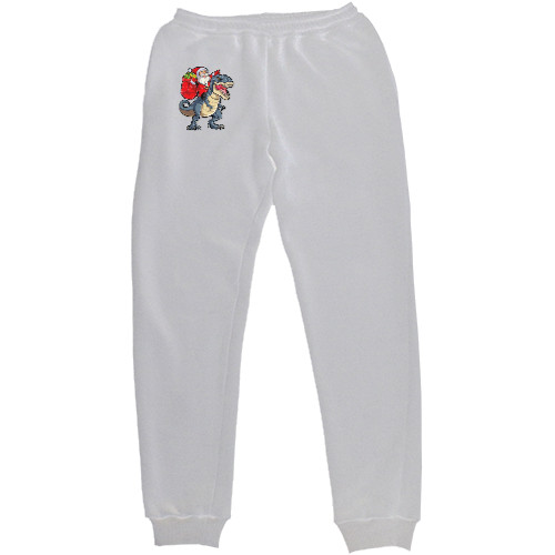 Women's Sweatpants - Dino Santa - Mfest