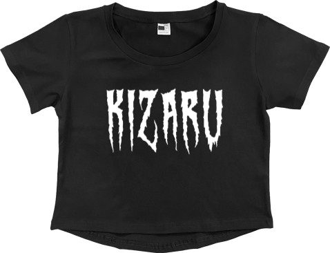 Women's Cropped Premium T-Shirt - КИЗАРУ |KIZARU (10) - Mfest