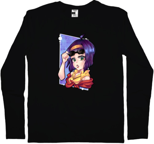 Men's Longsleeve Shirt - Cowboy Bebop Faye Valentine - Mfest