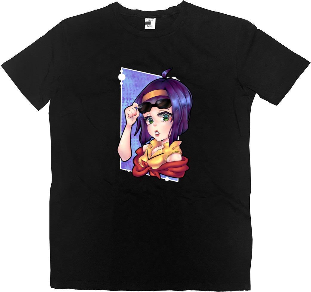 Men’s Premium T-Shirt - Cowboy Bebop Faye Valentine - Mfest