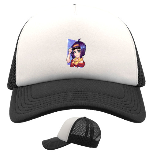 Kids' Trucker Cap - Cowboy Bebop Faye Valentine - Mfest