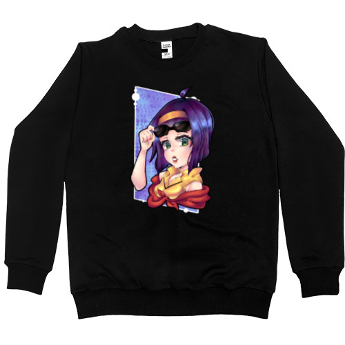 Men’s Premium Sweatshirt - Cowboy Bebop Faye Valentine - Mfest