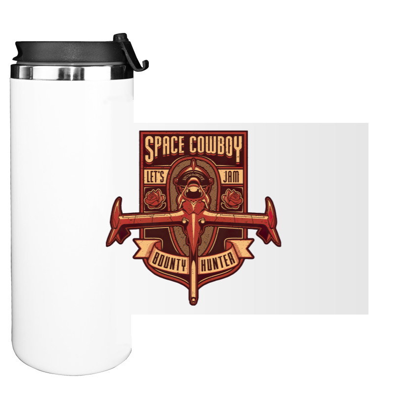 Water Bottle on Tumbler - BeBop Space Cowboy - Mfest