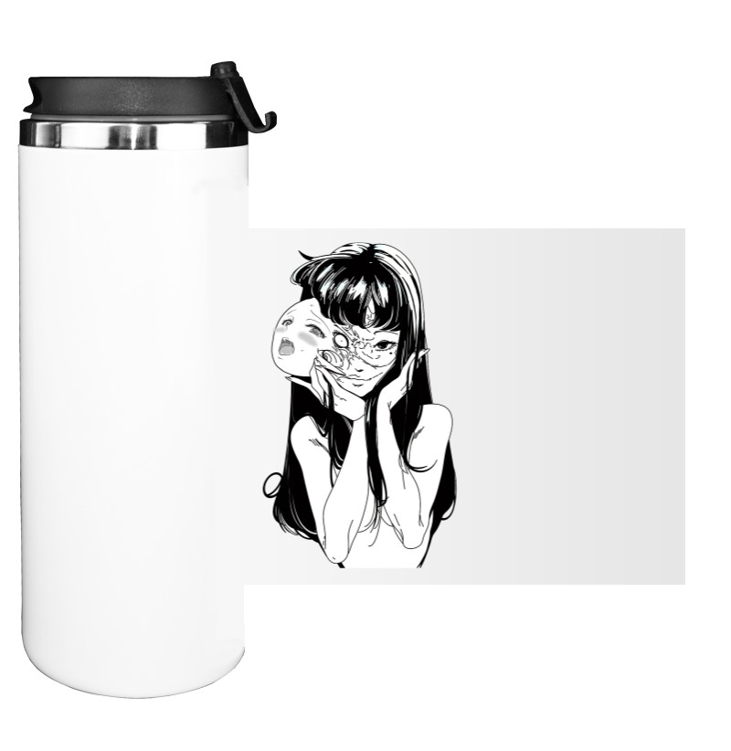 Water Bottle on Tumbler - Томиэ Ахегао - Mfest