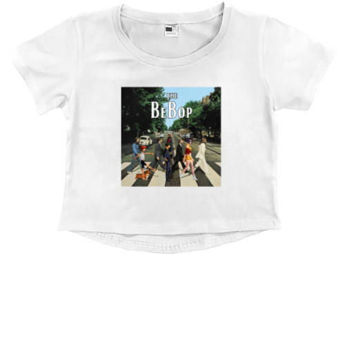 Kids' Premium Cropped T-Shirt - The Bebop - Mfest