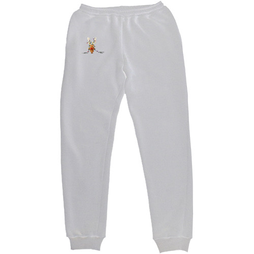 Men's Sweatpants - Олененок с гирляндами - Mfest