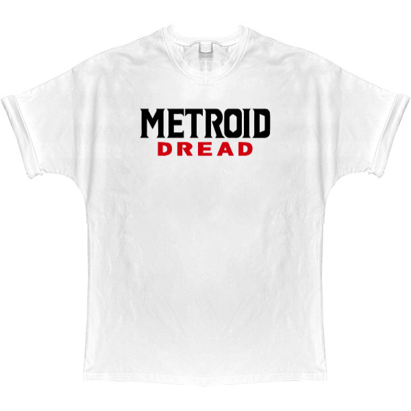 T-shirt Oversize - Metroid Dread логотип - Mfest