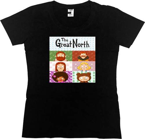 Women's Premium T-Shirt - The Great North - Mfest