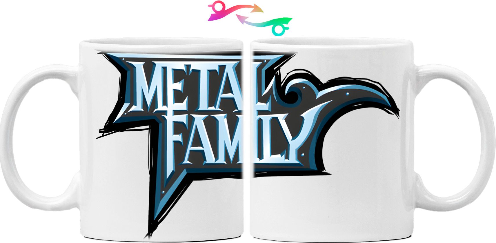 Кружка - Metal family логотип - Mfest