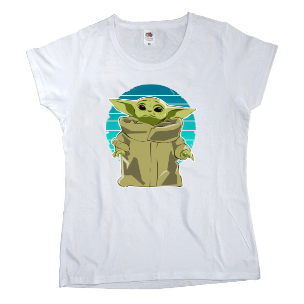 Women's T-shirt Fruit of the loom - Йода - Mfest