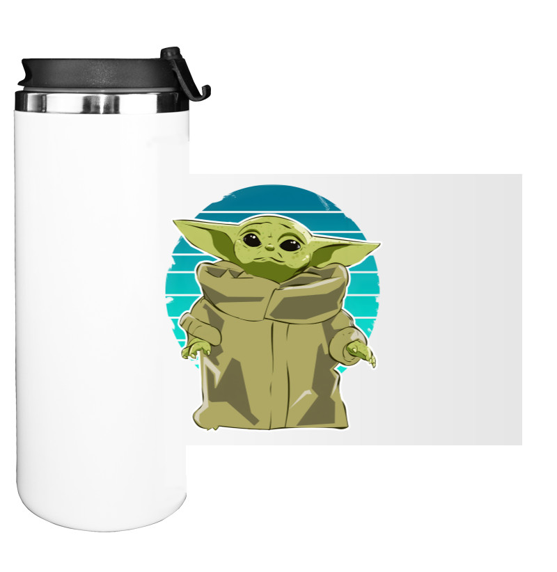 Water Bottle on Tumbler - Йода - Mfest