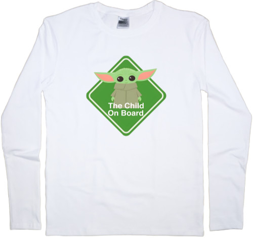 Men's Longsleeve Shirt - The child on board - Mfest