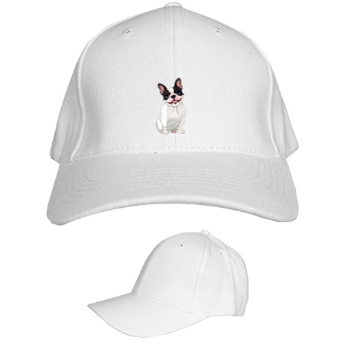 Kids' Baseball Cap 6-panel - Французский бульдог - Mfest