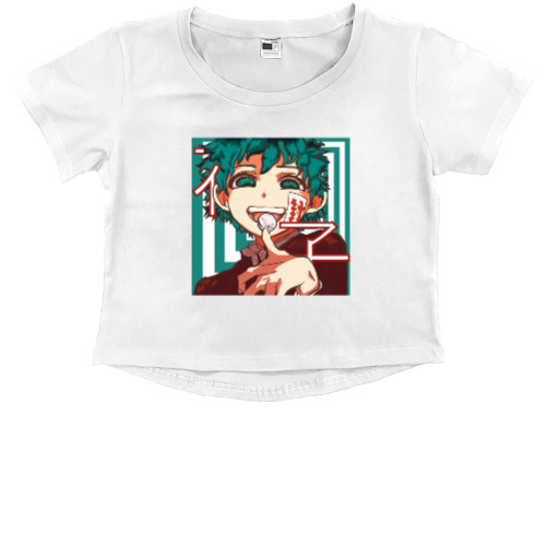 Kids' Premium Cropped T-Shirt - Hanako - Mfest