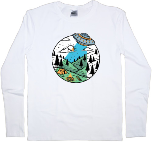 Kids' Longsleeve Shirt - Путешествие арт - Mfest