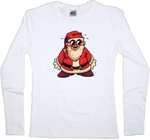 Women's Longsleeve Shirt - Friday night funkin santa - Mfest