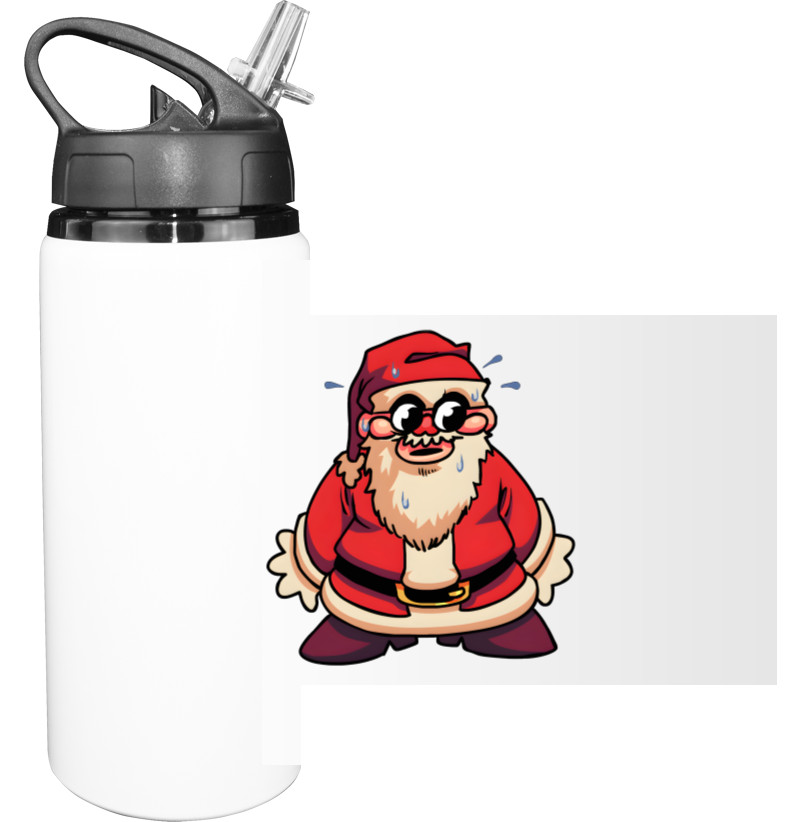 Sport Water Bottle - Friday night funkin santa - Mfest