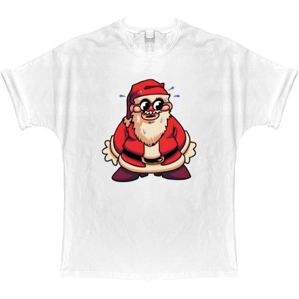 T-shirt Oversize - Friday night funkin santa - Mfest