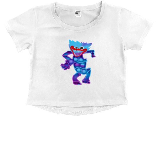 Kids' Premium Cropped T-Shirt - Пои ит Хагги Вагги - Mfest