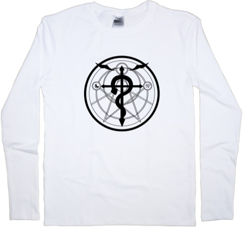 Men's Longsleeve Shirt - Fullmetal Alchemist Logo - Mfest