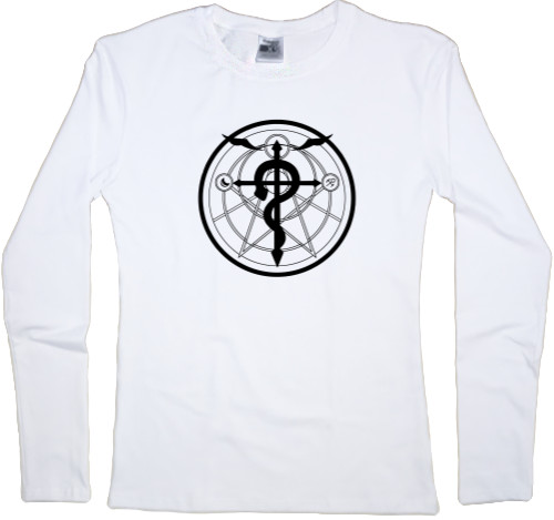 Women's Longsleeve Shirt - Fullmetal Alchemist Logo - Mfest