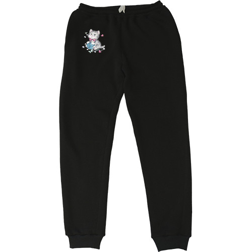 Kids' Sweatpants - Котик с клубком - Mfest