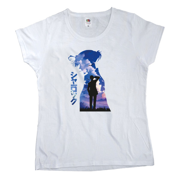 Women's T-shirt Fruit of the loom - Sherlock Holmes - Mfest