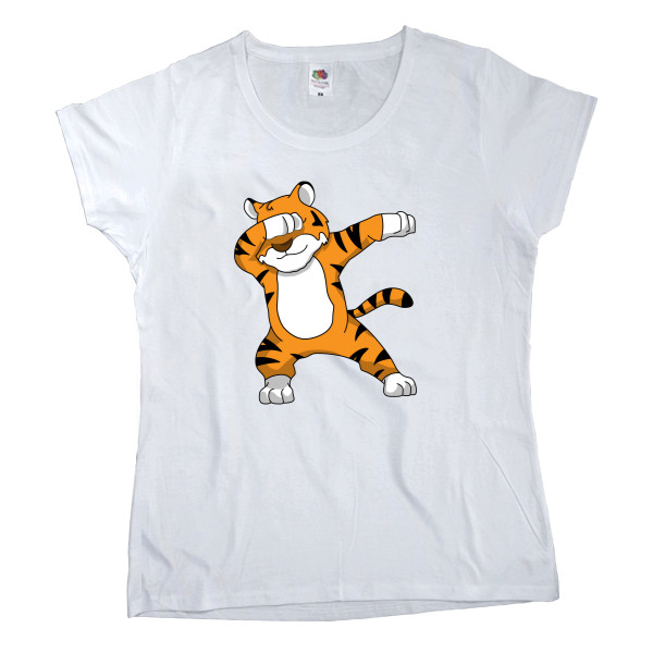 Women's T-shirt Fruit of the loom - Tiger Dabbing - Mfest