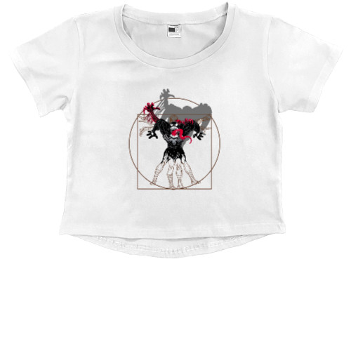 Kids' Premium Cropped T-Shirt - Веном 13 - Mfest