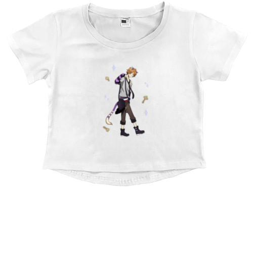 Kids' Premium Cropped T-Shirt - Джуничиро Танизаки - Mfest