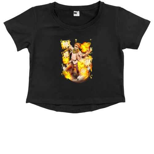 Kids' Premium Cropped T-Shirt - Мотоджиро Каджи - Mfest