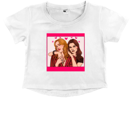 Kids' Premium Cropped T-Shirt - Мэйв и Эйми - Mfest