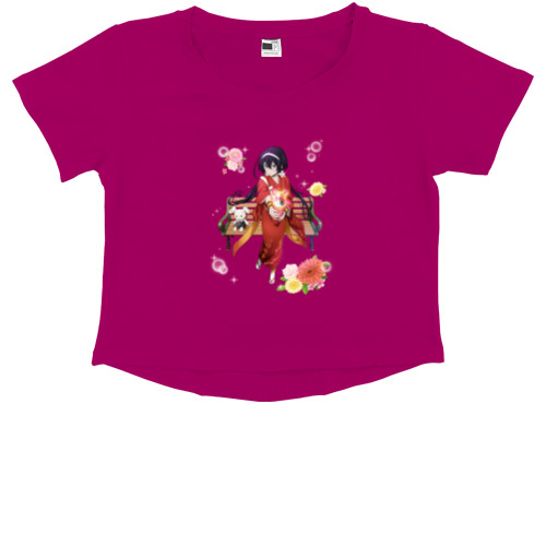 Kids' Premium Cropped T-Shirt - Izumi Kyouka - Mfest