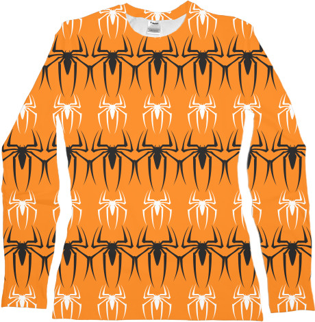 Women's Longsleeve Shirt 3D - Пауки - Mfest