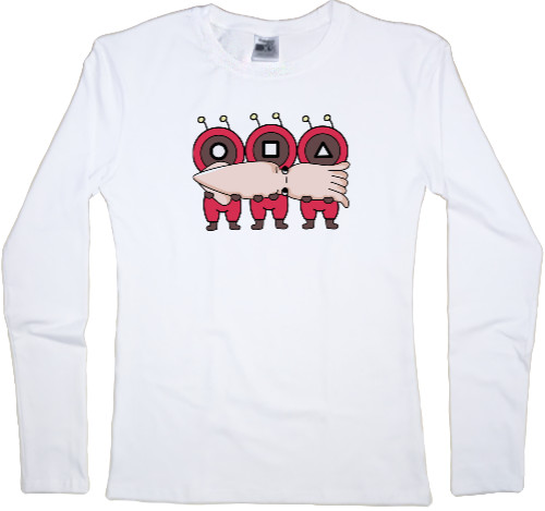 Women's Longsleeve Shirt - Squid Game 10 - Mfest