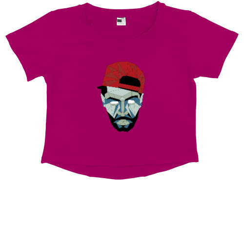 Kids' Premium Cropped T-Shirt - Miyagi 2 - Mfest