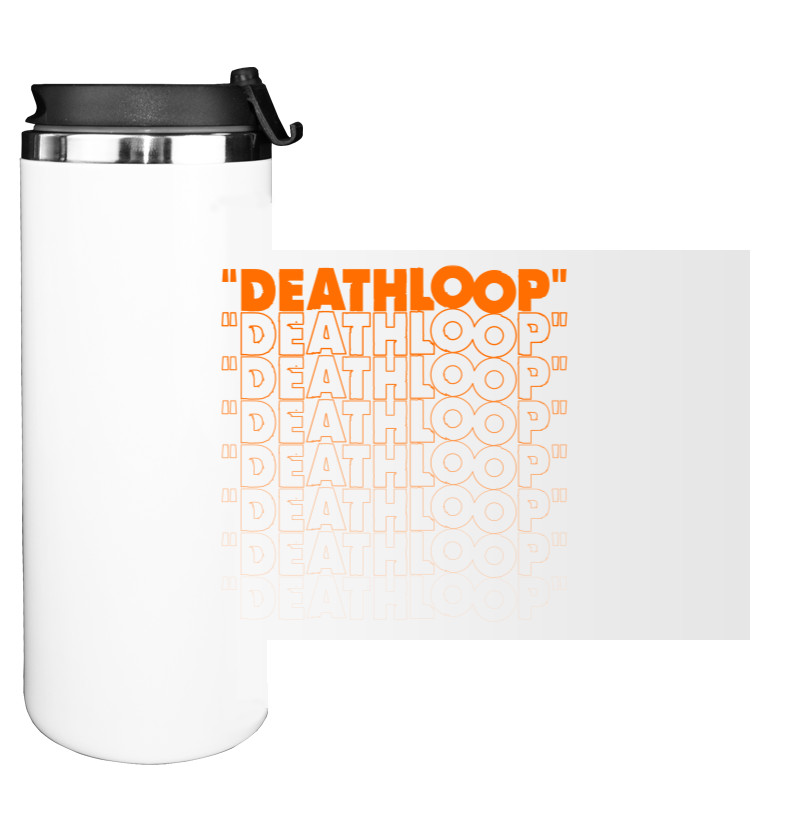 Water Bottle on Tumbler - Deathloop лого - Mfest