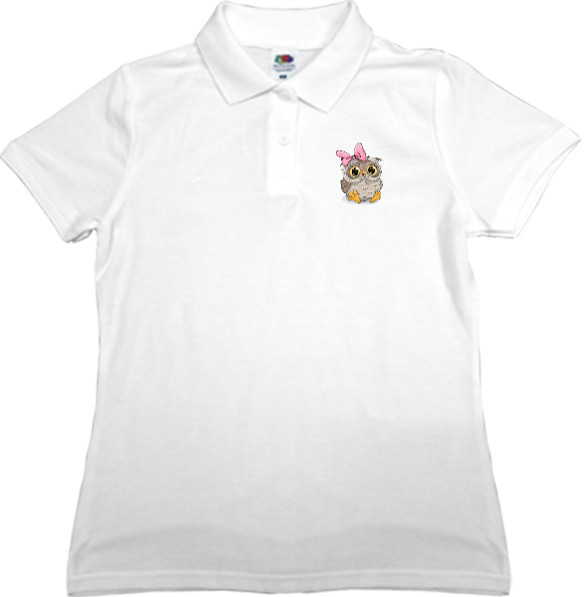 Women's Polo Shirt Fruit of the loom - Совушка - Mfest