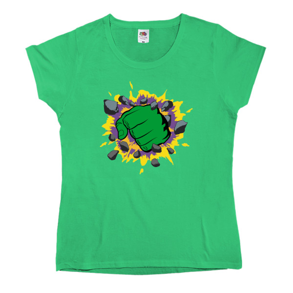 Women's T-shirt Fruit of the loom - Халк 2 - Mfest