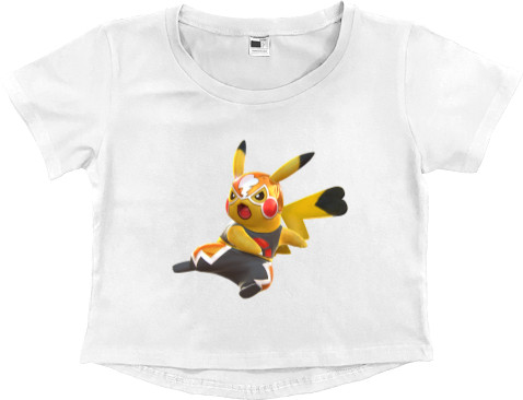 Women's Cropped Premium T-Shirt - Pokkén Tournament - Mfest