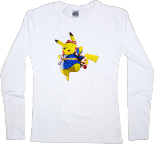 Women's Longsleeve Shirt - Pokеmon Unite Pikachu - Mfest