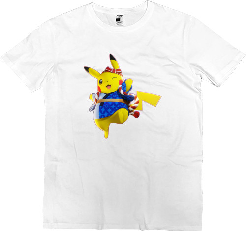 Men’s Premium T-Shirt - Pokеmon Unite Pikachu - Mfest